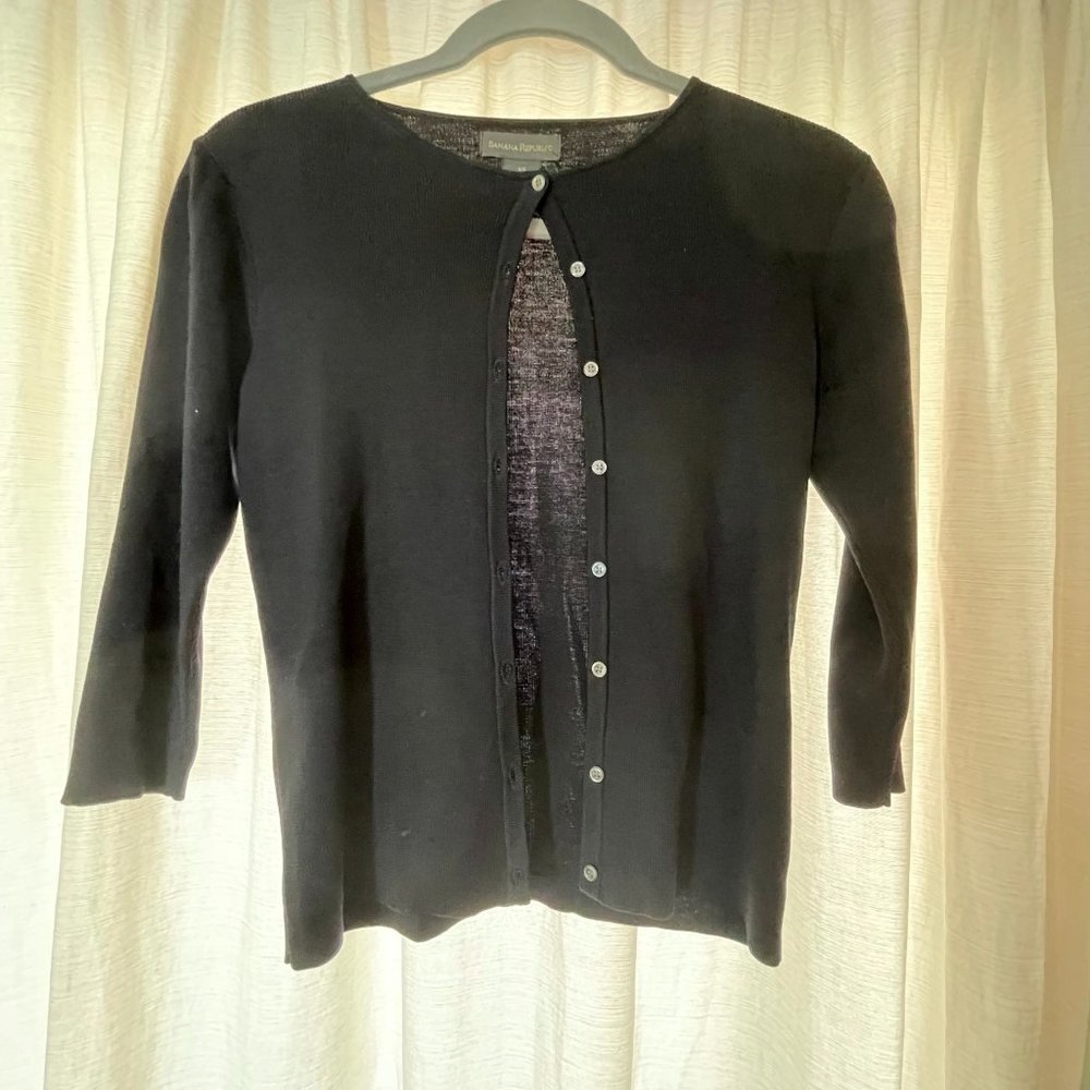 Banana Republic Black Cardigan size XS